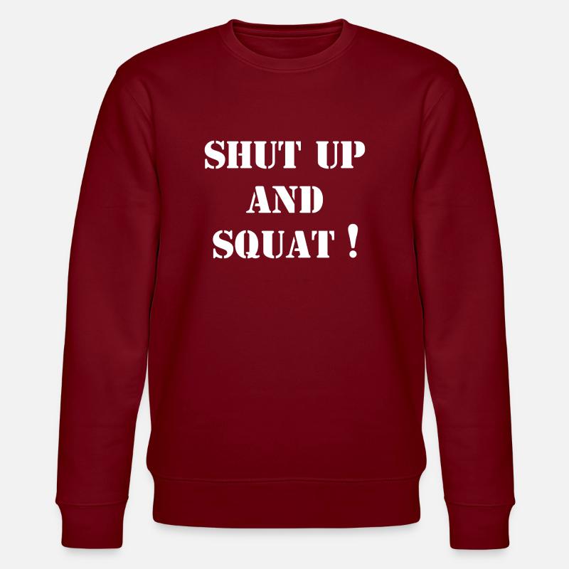 Tais-toi et Squat - Musculation - Musculation - Sweat bio CHANGER Stanley/Stella Unisexe - bordeaux