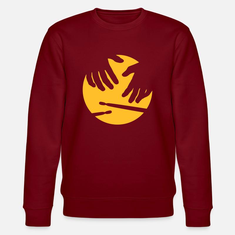 percussion - Stanley/Stella Unisex Bio-Sweatshirt CHANGER  - Burgunderrot