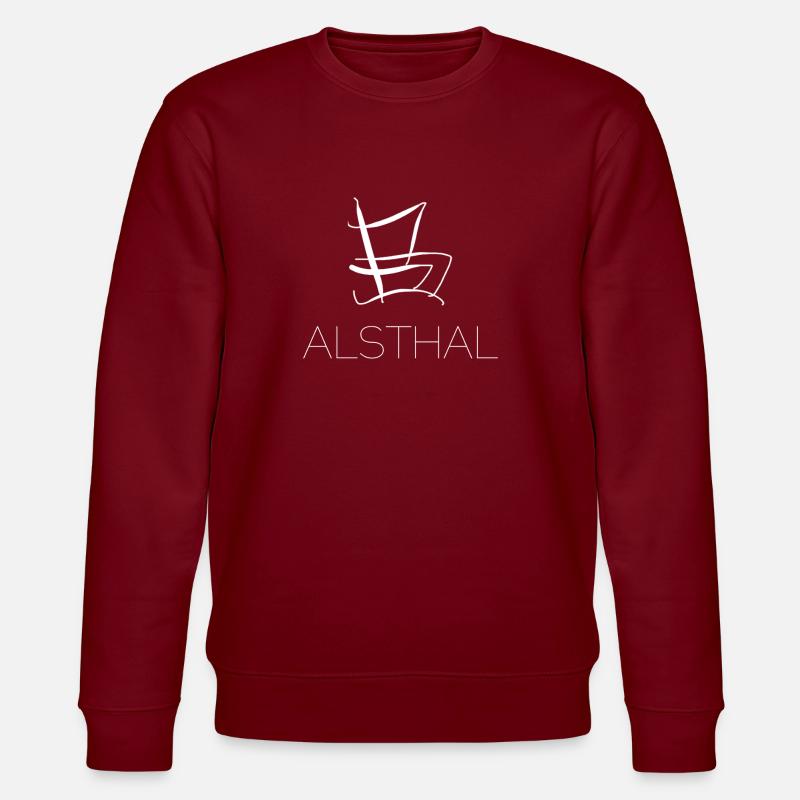 Balsthal Kanton Solothurn - Stanley/Stella Unisex Bio-Sweatshirt CHANGER  - Burgunderrot