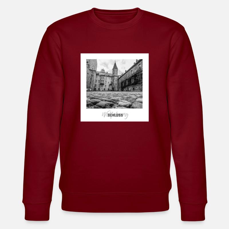 Schloss Wolfsburg - Stanley/Stella Unisex Bio-Sweatshirt CHANGER  - Burgunderrot