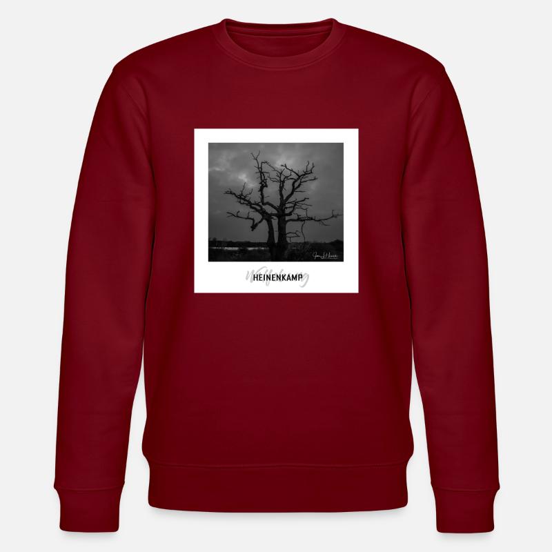Wolfsburger Baum im Heinenkamp - Stanley/Stella Unisex Bio-Sweatshirt CHANGER  - Burgunderrot