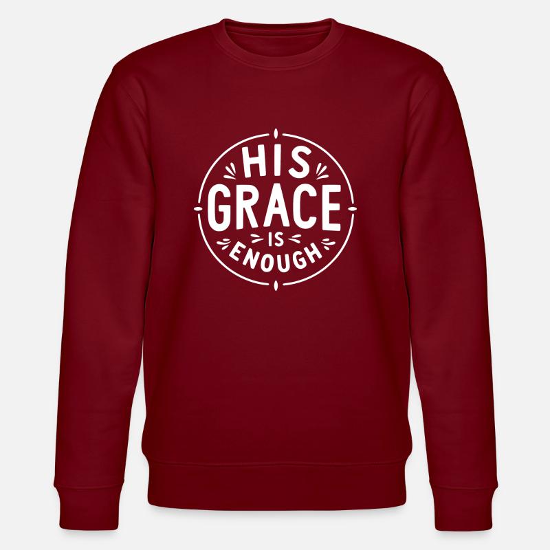 Sa Grâce suffit - Sweat bio CHANGER Stanley/Stella Unisexe - bordeaux