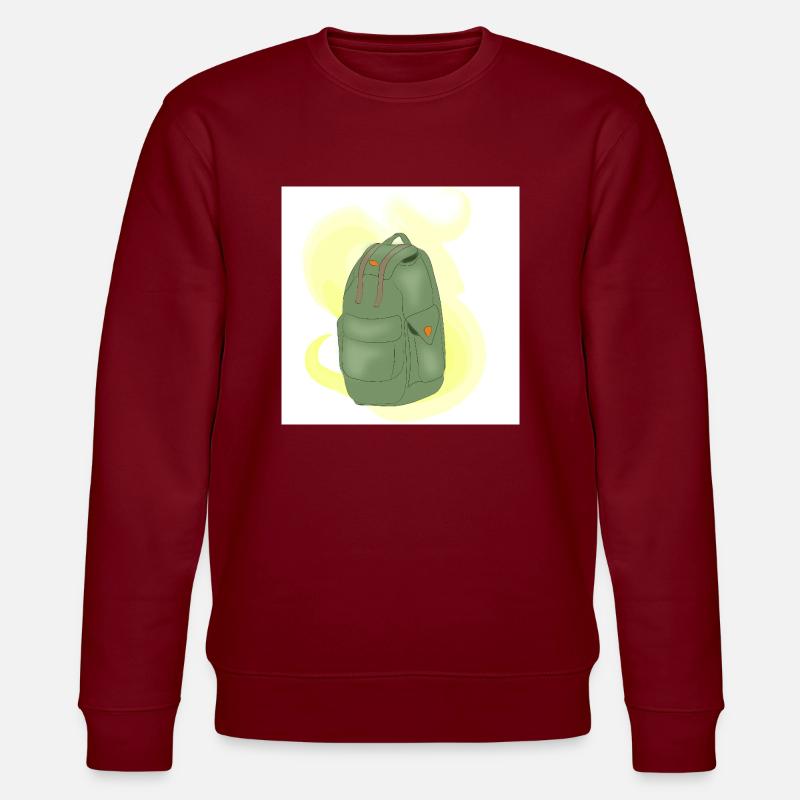 Bergrucksack - Stanley/Stella Unisex Bio-Sweatshirt CHANGER  - Burgunderrot