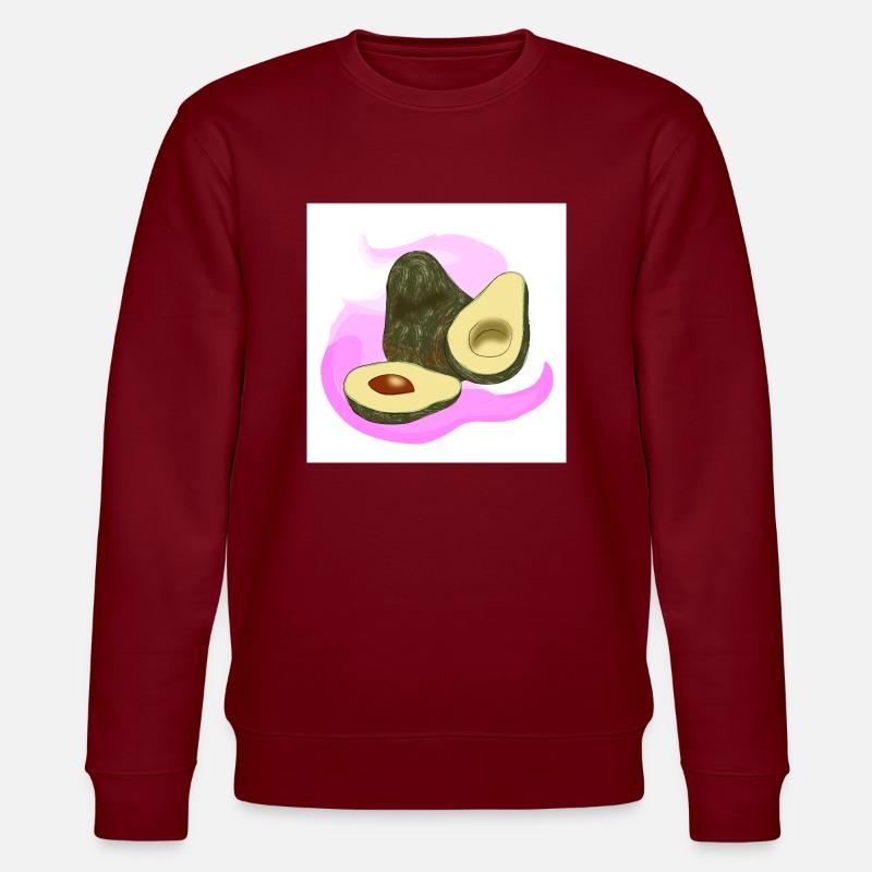 Avocado - Stanley/Stella Unisex Bio-Sweatshirt CHANGER  - Burgunderrot