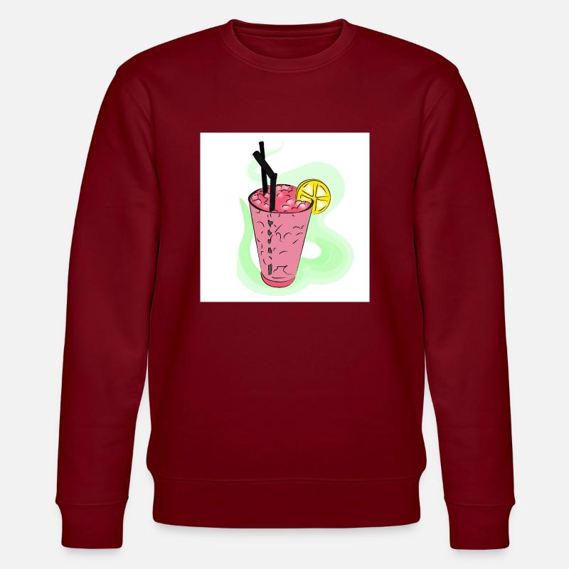 Sommerliche Erfrischung - Stanley/Stella Unisex Bio-Sweatshirt CHANGER  - Burgunderrot