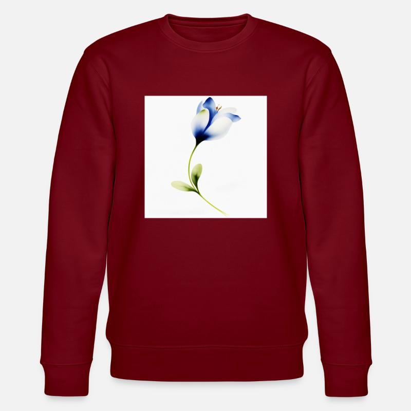 Blume - Stanley/Stella Unisex Bio-Sweatshirt CHANGER - Burgunderrot