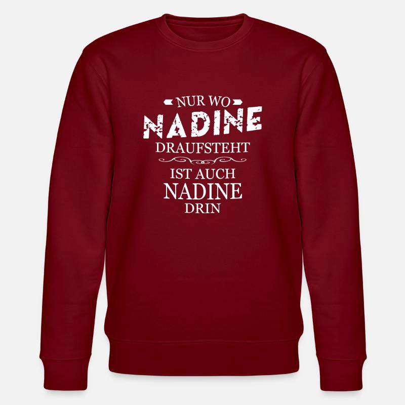 Nadine - Stanley/Stella Unisex Bio-Sweatshirt CHANGER  - Burgunderrot
