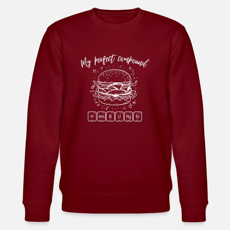 Hamburger - Stanley/Stella Unisex Bio-Sweatshirt CHANGER - Burgunderrot