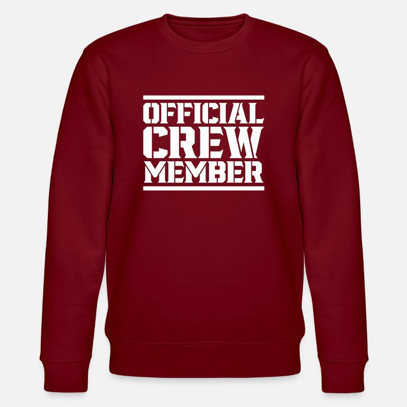 crew member - Stanley/Stella Unisex Bio-Sweatshirt CHANGER  - Burgunderrot