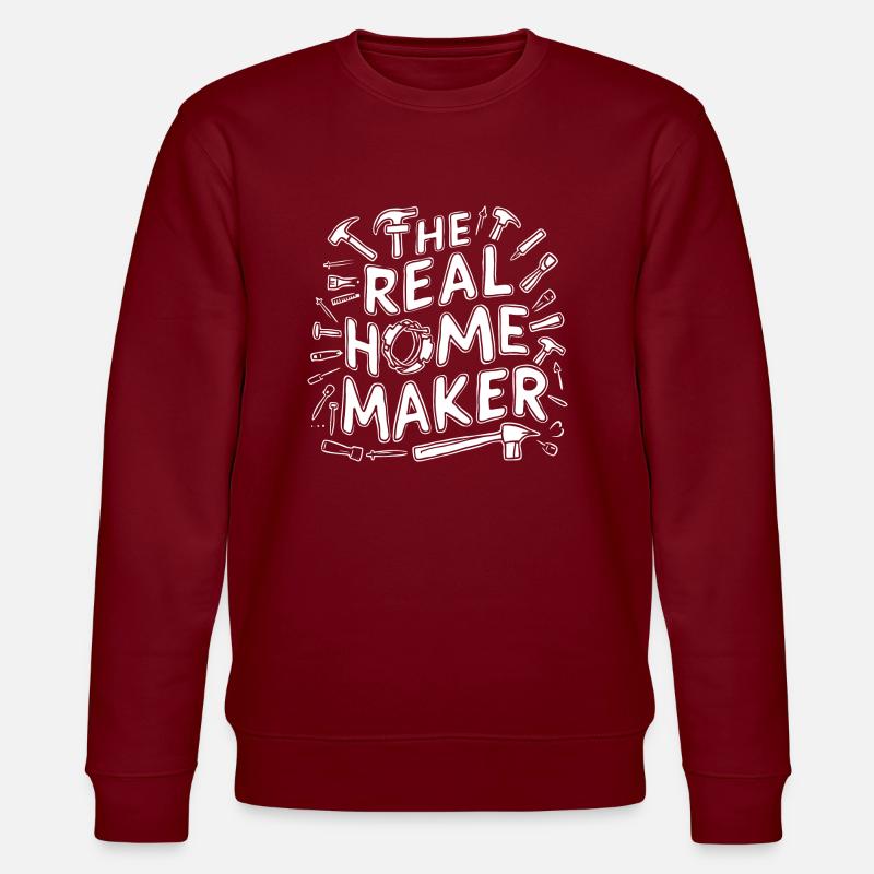DIY and renovation design - Stanley/Stella CHANGER Unisex Organic Sweatshirt - burgundy