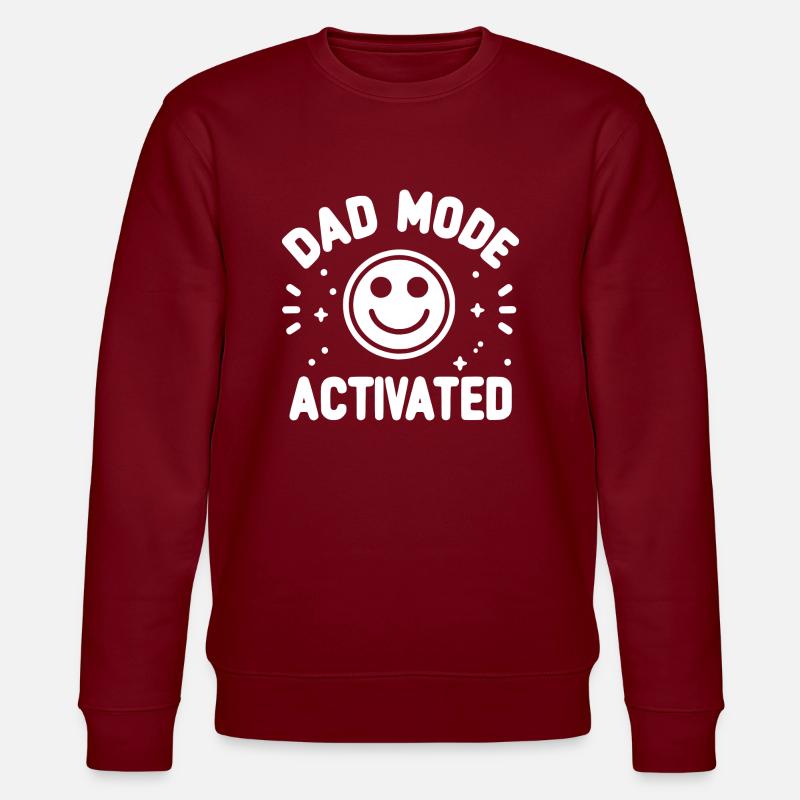 Mode papa activé - Sweat bio CHANGER Stanley/Stella Unisexe - bordeaux