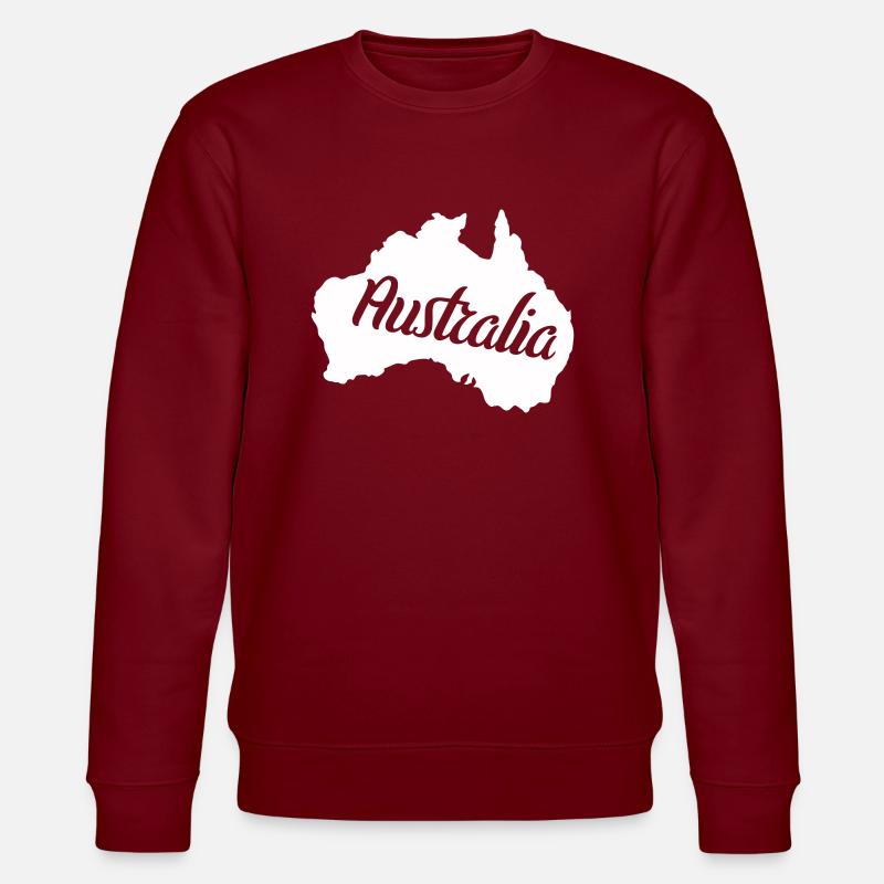 australia - Stanley/Stella Unisex Bio-Sweatshirt CHANGER  - Burgunderrot
