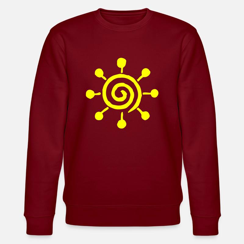 Icône du soleil icône Été - Sweat bio CHANGER Stanley/Stella Unisexe - bordeaux
