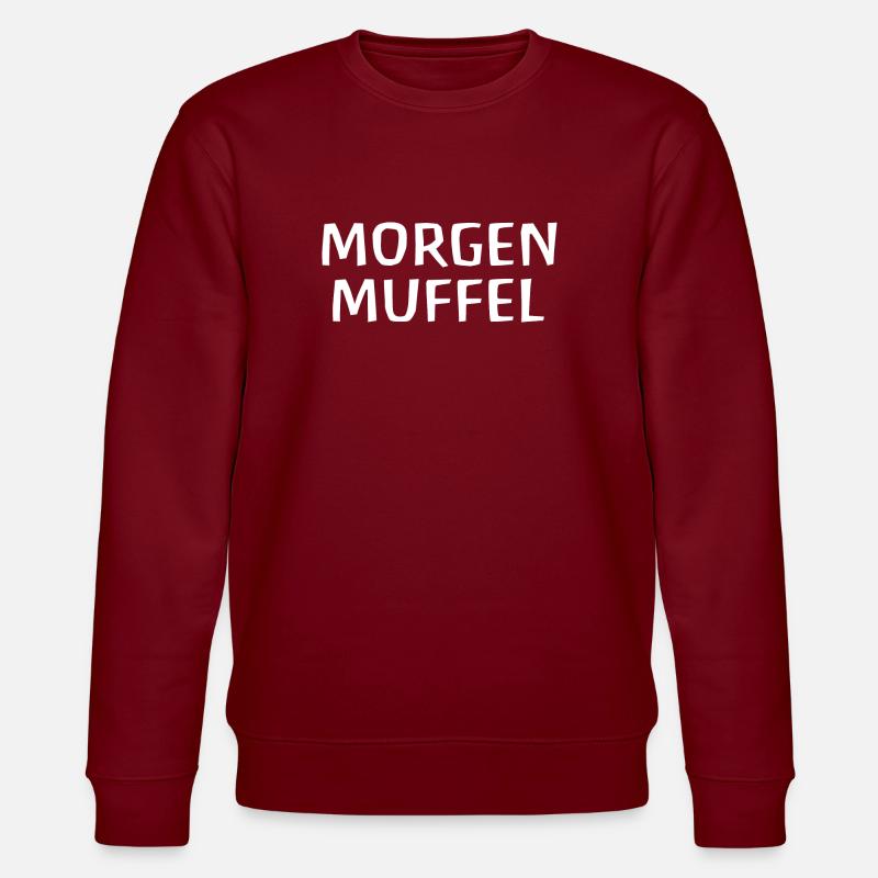 Morgenmuffel - Stanley/Stella Unisex Bio-Sweatshirt CHANGER  - Burgunderrot