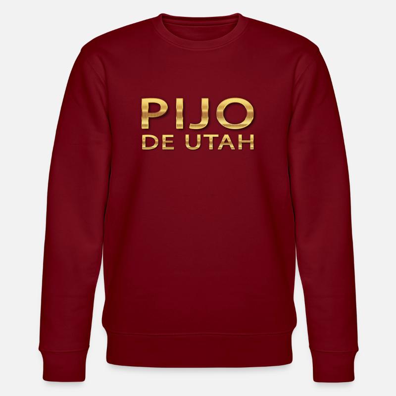 PIJO DE UTAH - Stanley/Stella Unisex Bio-Sweatshirt CHANGER  - Burgunderrot