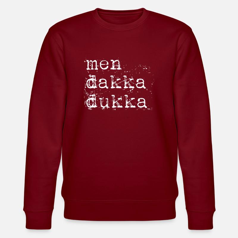 Hommes dakka dukka - Sweat bio CHANGER Stanley/Stella Unisexe - bordeaux