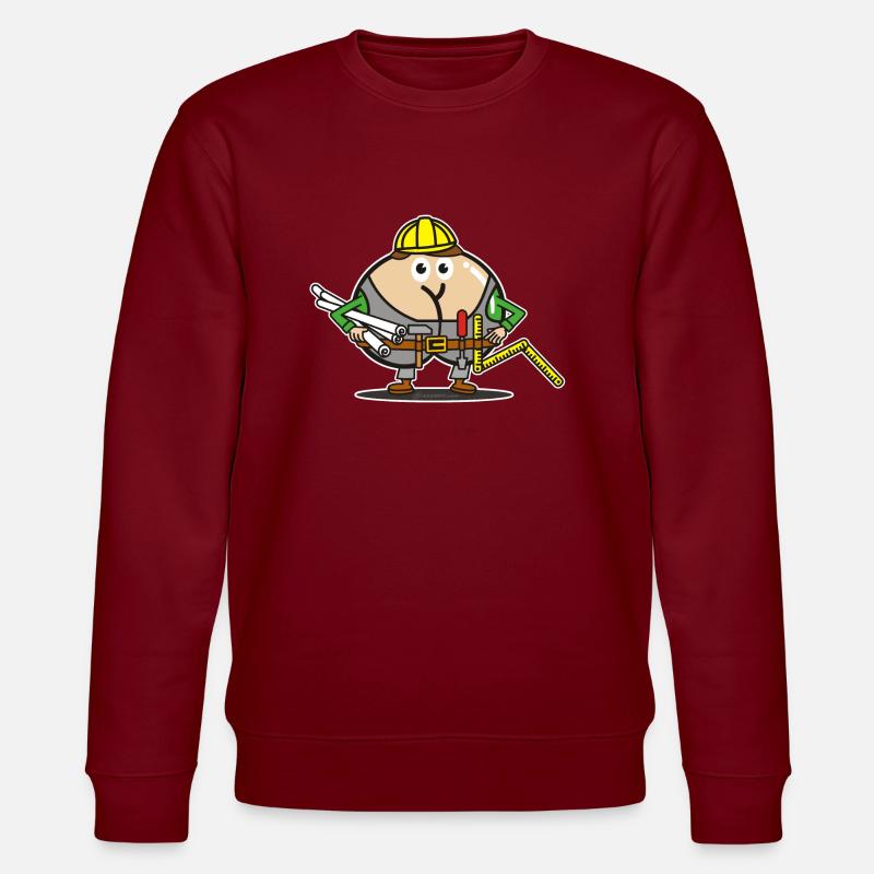 Assmex Baumeister - Stanley/Stella Unisex Bio-Sweatshirt CHANGER  - Burgunderrot