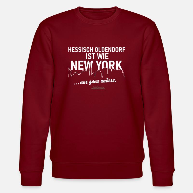Hessisch Oldendorf - Stanley/Stella Unisex Bio-Sweatshirt CHANGER  - Burgunderrot