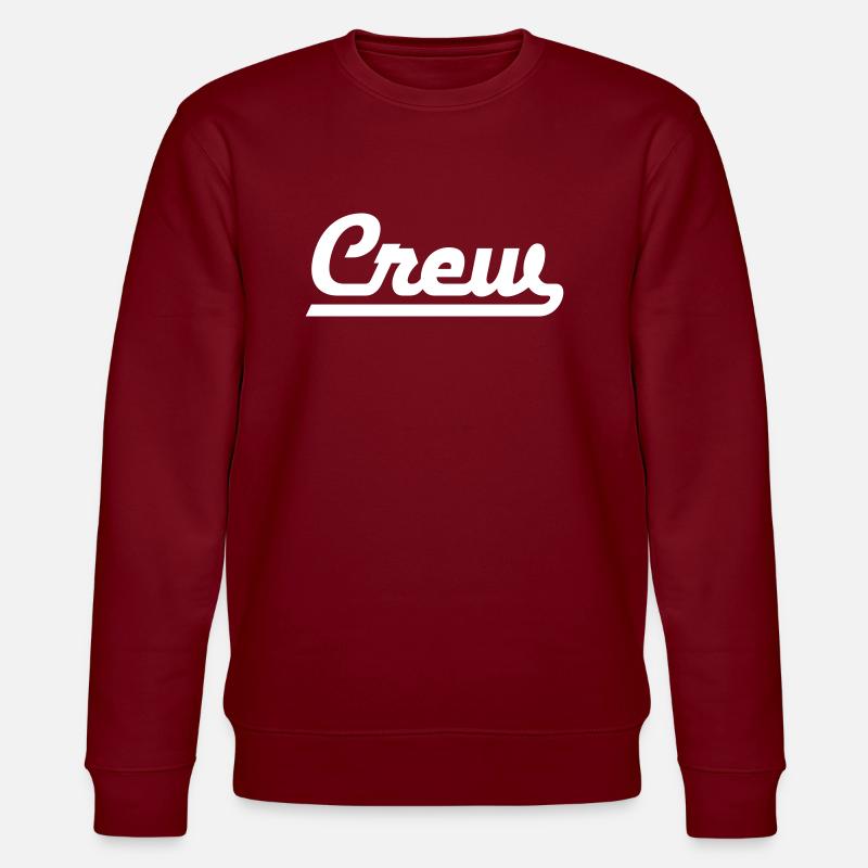 Crew - Stanley/Stella Unisex Bio-Sweatshirt CHANGER  - Burgunderrot