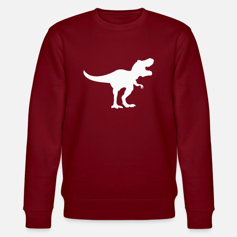 Dinosaure Trex - Sweat bio CHANGER Stanley/Stella Unisexe - bordeaux