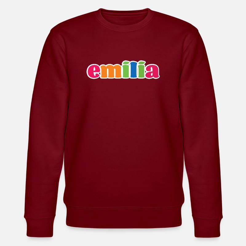 Emilia Geschenk - Stanley/Stella Unisex Bio-Sweatshirt CHANGER  - Burgunderrot