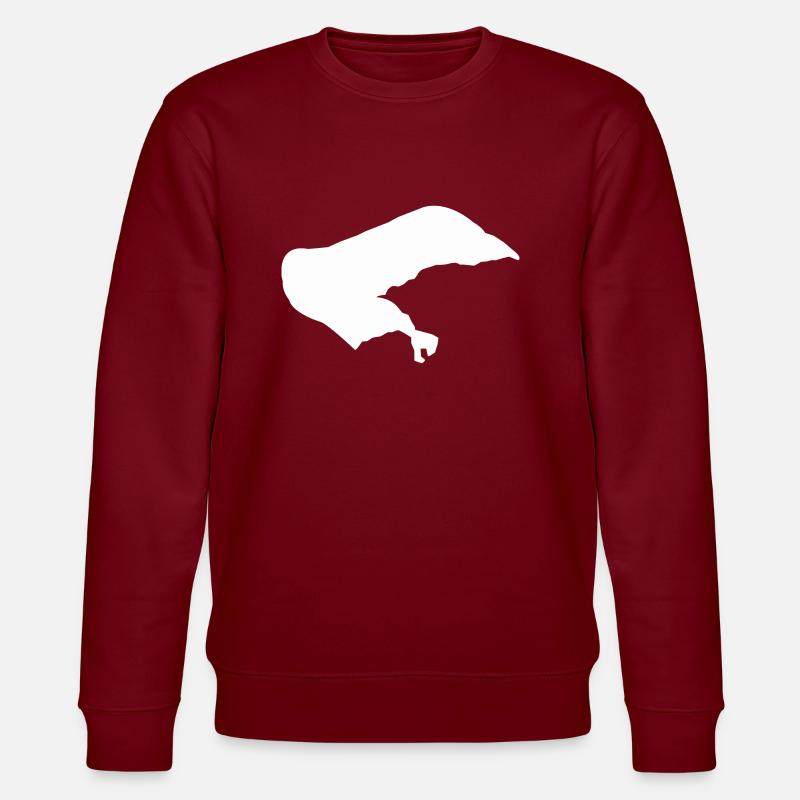 Île de Borkum - Sweat bio CHANGER Stanley/Stella Unisexe - bordeaux