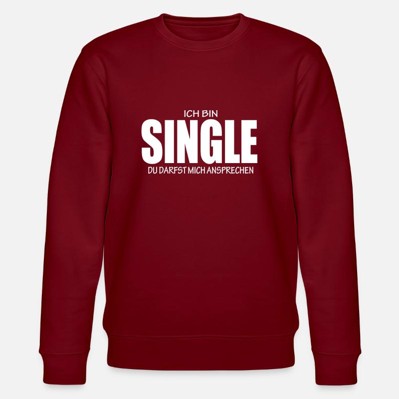 Single - Stanley/Stella Unisex Bio-Sweatshirt CHANGER  - Burgunderrot