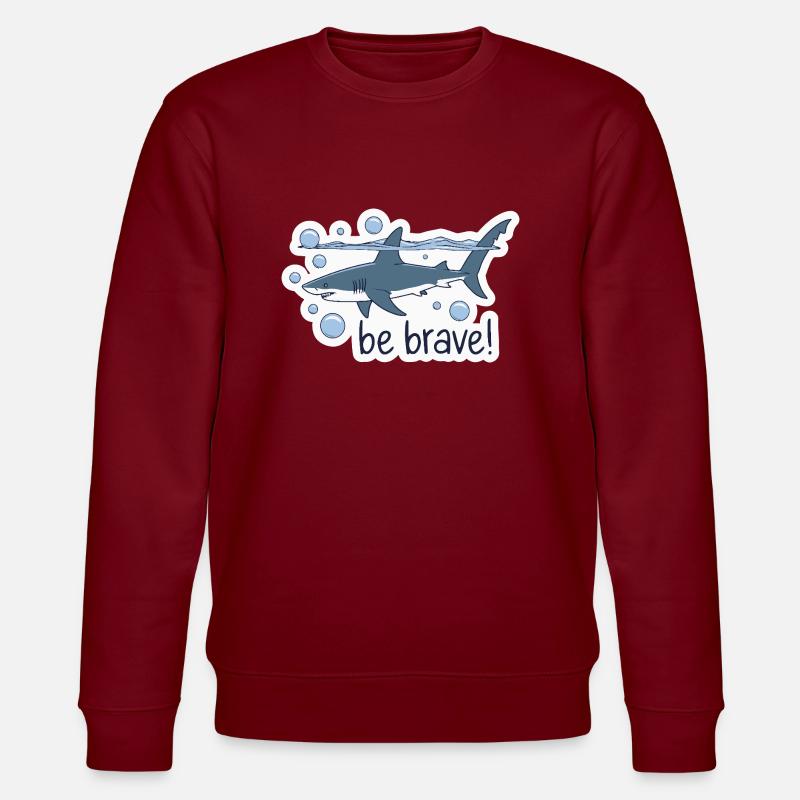 SOYEZ COURAGEUX REQUIN - Sweat bio CHANGER Stanley/Stella Unisexe - bordeaux