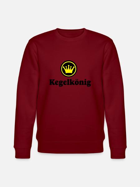 kegeln - Stanley/Stella Unisex Bio-Sweatshirt CHANGER - Burgunderrot