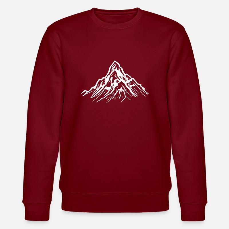 Monts de Berge - Sweat bio CHANGER Stanley/Stella Unisexe - bordeaux