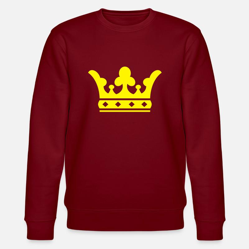 Goldkrone - Stanley/Stella Unisex Bio-Sweatshirt CHANGER  - Burgunderrot