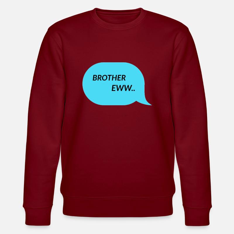 Bruder - Stanley/Stella Unisex Bio-Sweatshirt CHANGER  - Burgunderrot