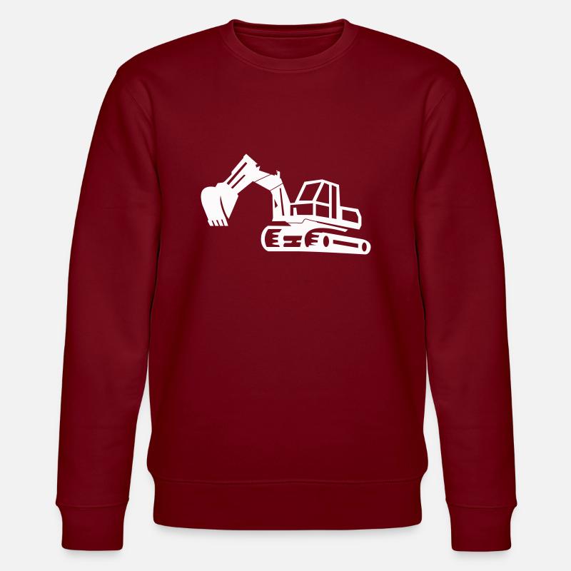 bagger - Stanley/Stella Unisex Bio-Sweatshirt CHANGER  - Burgunderrot