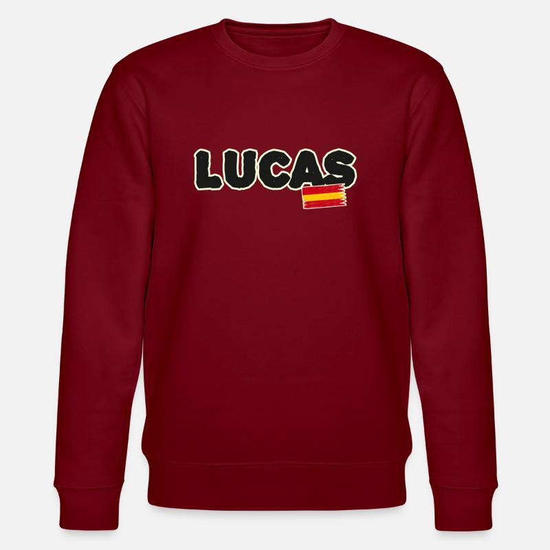 Lucas - Stanley/Stella Unisex Bio-Sweatshirt CHANGER  - Burgunderrot