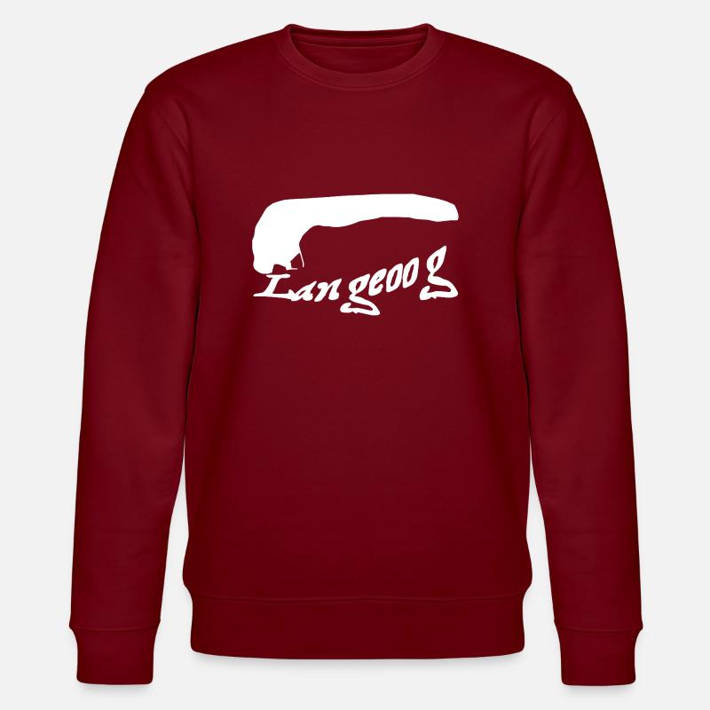 Langeoog Tattoo - Stanley/Stella Unisex Bio-Sweatshirt CHANGER  - Burgunderrot