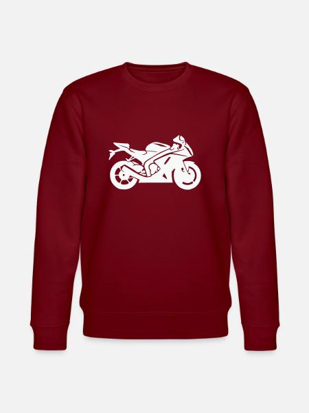 motorrad - Stanley/Stella Unisex Bio-Sweatshirt CHANGER - Burgunderrot