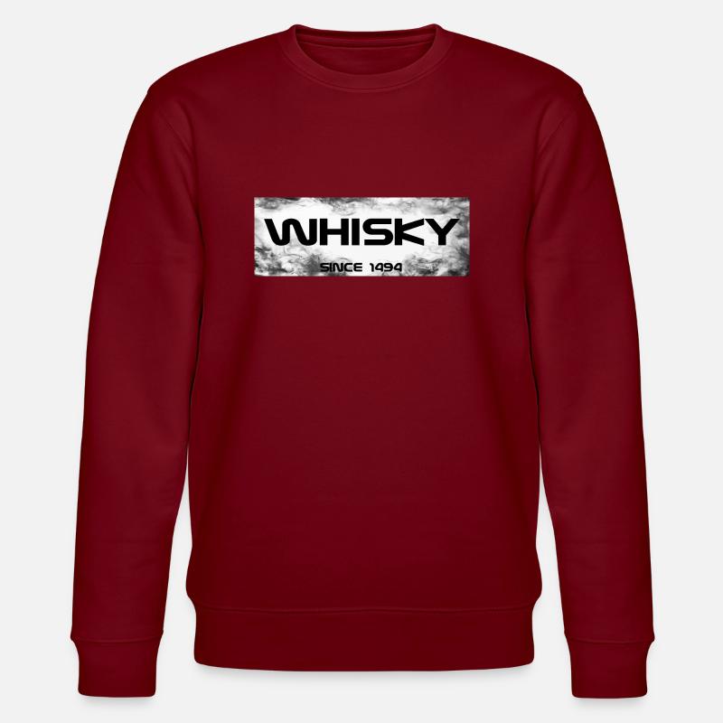 Whisky since - Stanley/Stella Unisex Bio-Sweatshirt CHANGER  - Burgunderrot