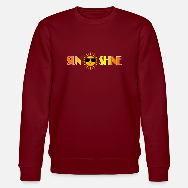 Sonnenschein - Stanley/Stella Unisex Bio-Sweatshirt CHANGER  - Burgunderrot