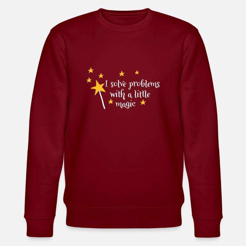 Fairy dust - Stanley/Stella CHANGER Unisex Organic Sweatshirt - burgundy