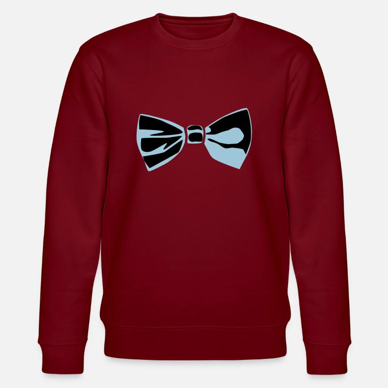 Fliege - Stanley/Stella Unisex Bio-Sweatshirt CHANGER  - Burgunderrot