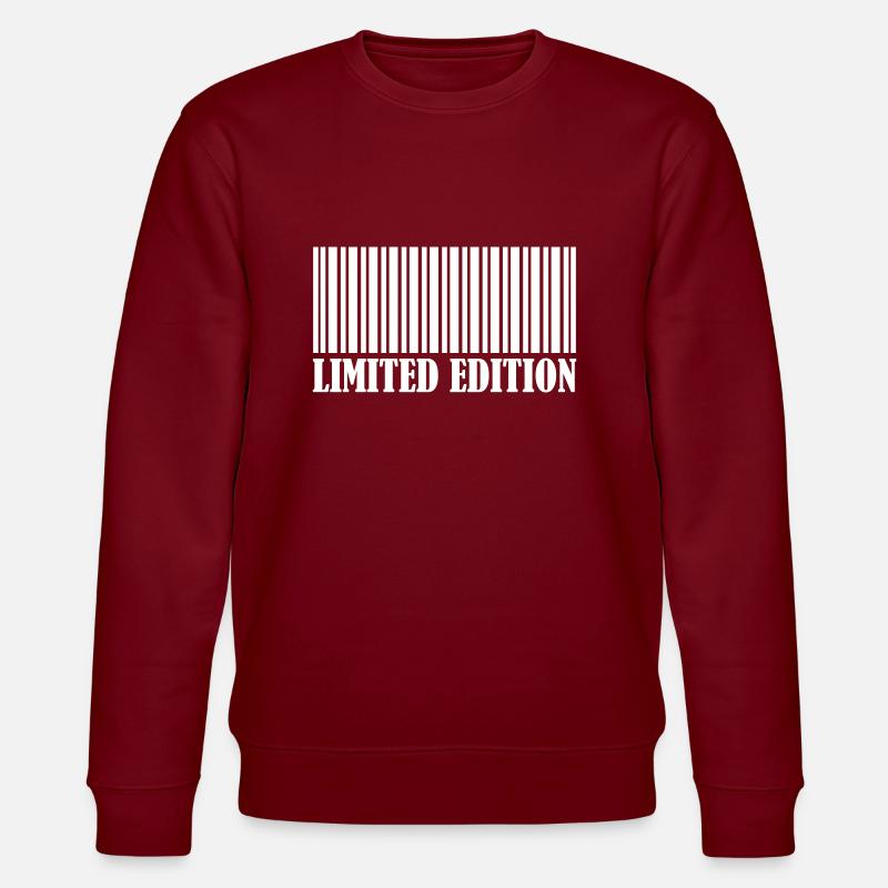 Barcode Limited Edition - Stanley/Stella Unisex Bio-Sweatshirt CHANGER  - Burgunderrot