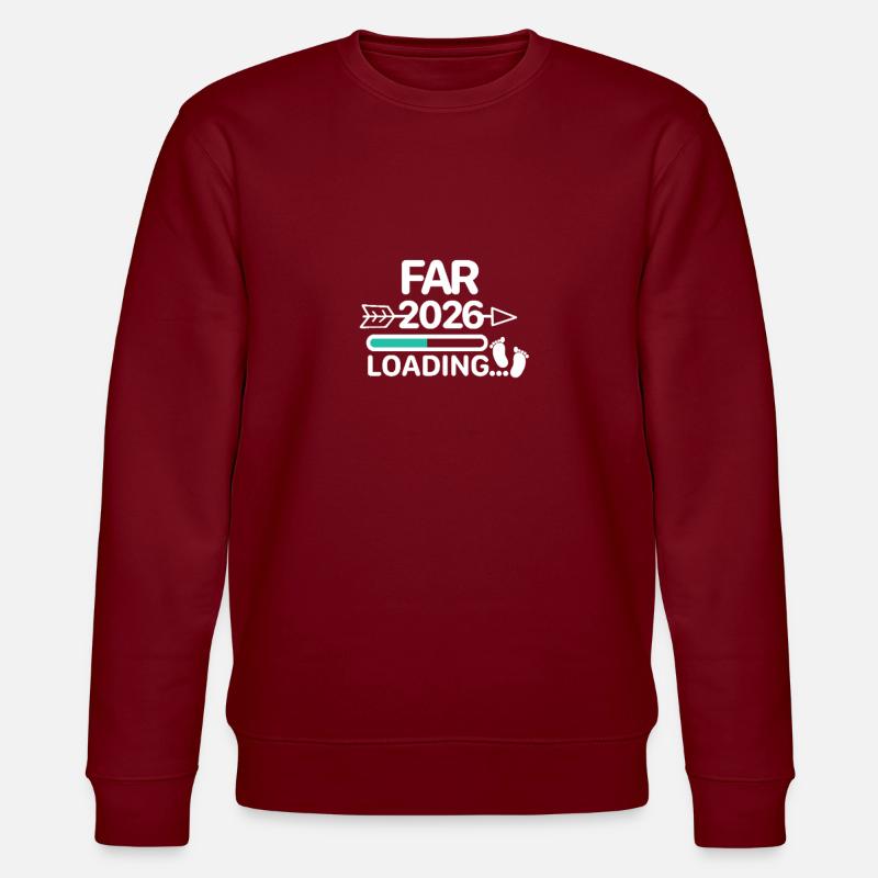 Dad 2026 Danish - Stanley/Stella CHANGER Unisex Organic Sweatshirt - burgundy