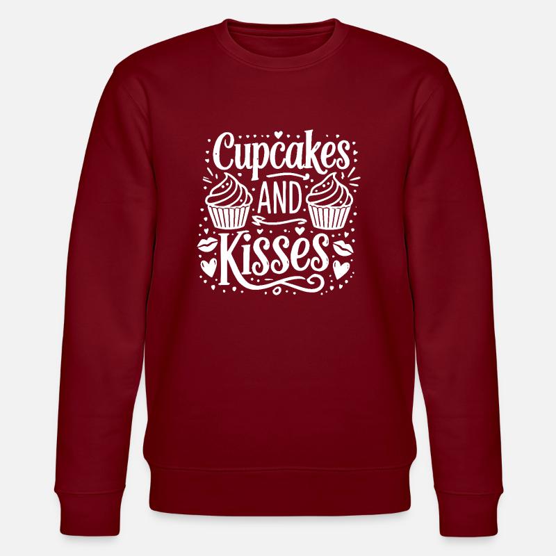 Cupcakes et bisous - Sweat bio CHANGER Stanley/Stella Unisexe - bordeaux