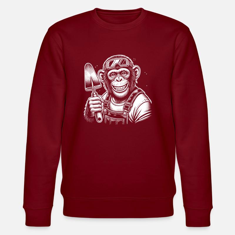 Maçon - Sweat bio CHANGER Stanley/Stella Unisexe - bordeaux