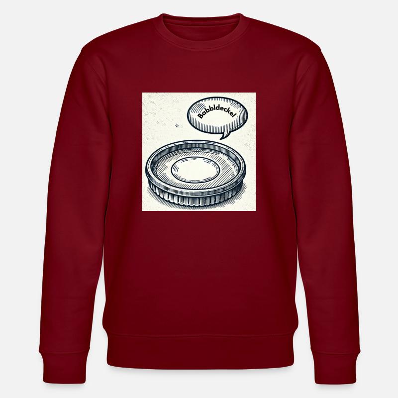 Babbldeckel - Stanley/Stella Unisex Bio-Sweatshirt CHANGER  - Burgunderrot