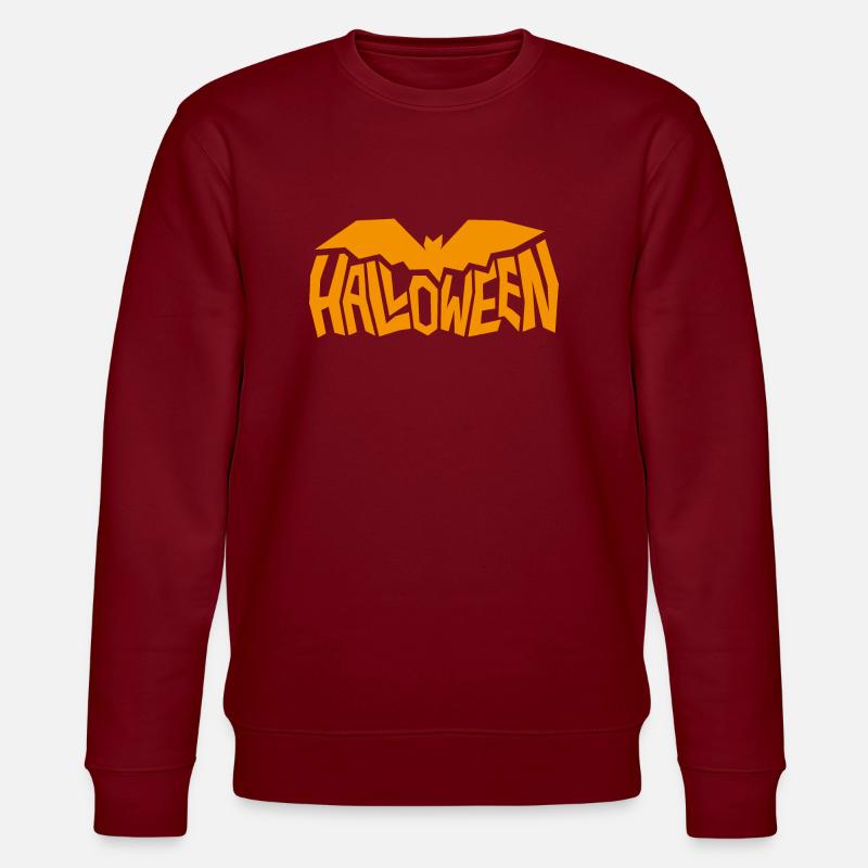 Halloween-Peitsche - Stanley/Stella Unisex Bio-Sweatshirt CHANGER  - Burgunderrot