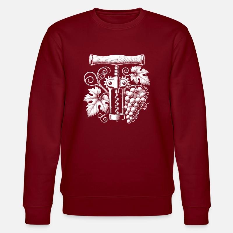 Grape - Stanley/Stella CHANGER Unisex Organic Sweatshirt - burgundy