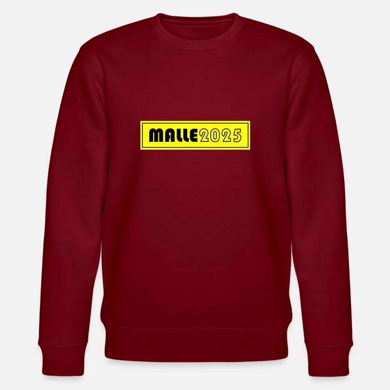Malle 2025 - Stanley/Stella Unisex Bio-Sweatshirt CHANGER  - Burgunderrot