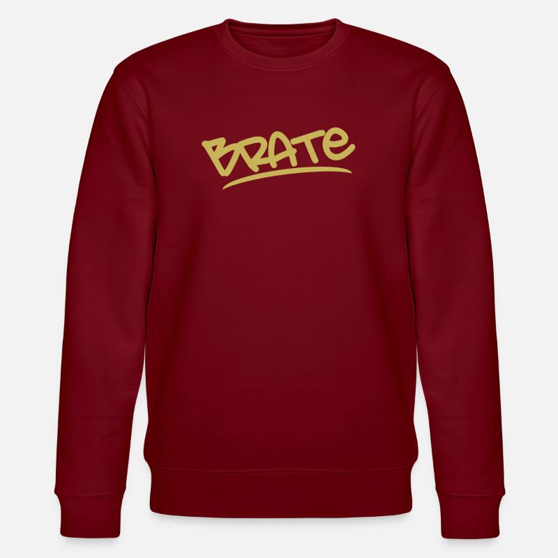 Brate - Stanley/Stella Unisex Bio-Sweatshirt CHANGER - Burgunderrot