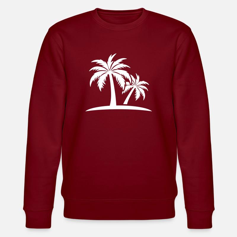 Île Palm - Sweat bio CHANGER Stanley/Stella Unisexe - bordeaux